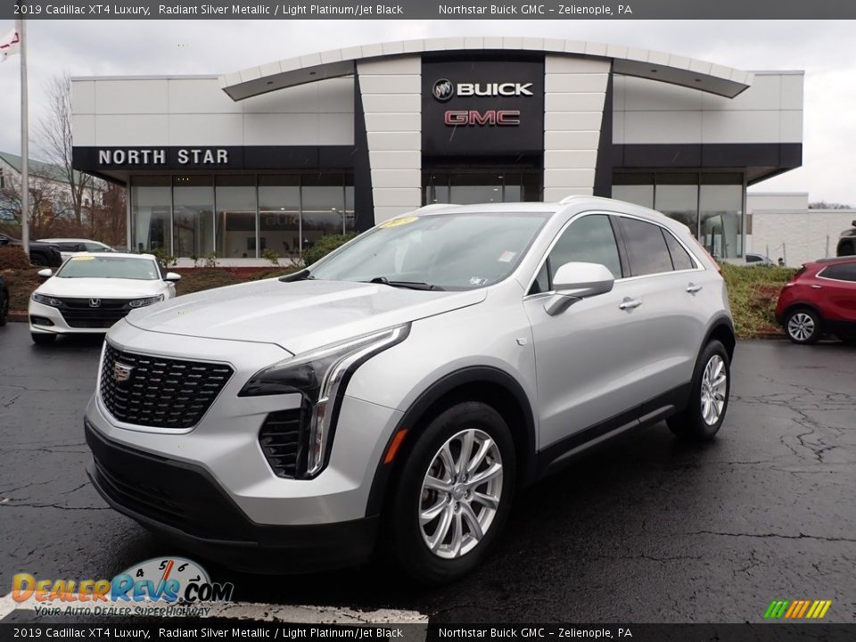 2019 Cadillac XT4 Luxury Radiant Silver Metallic / Light Platinum/Jet Black Photo #1