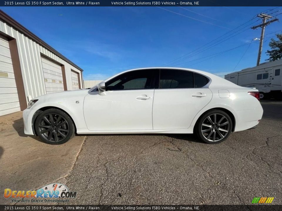 2015 Lexus GS 350 F Sport Sedan Ultra White / Flaxen Photo #13