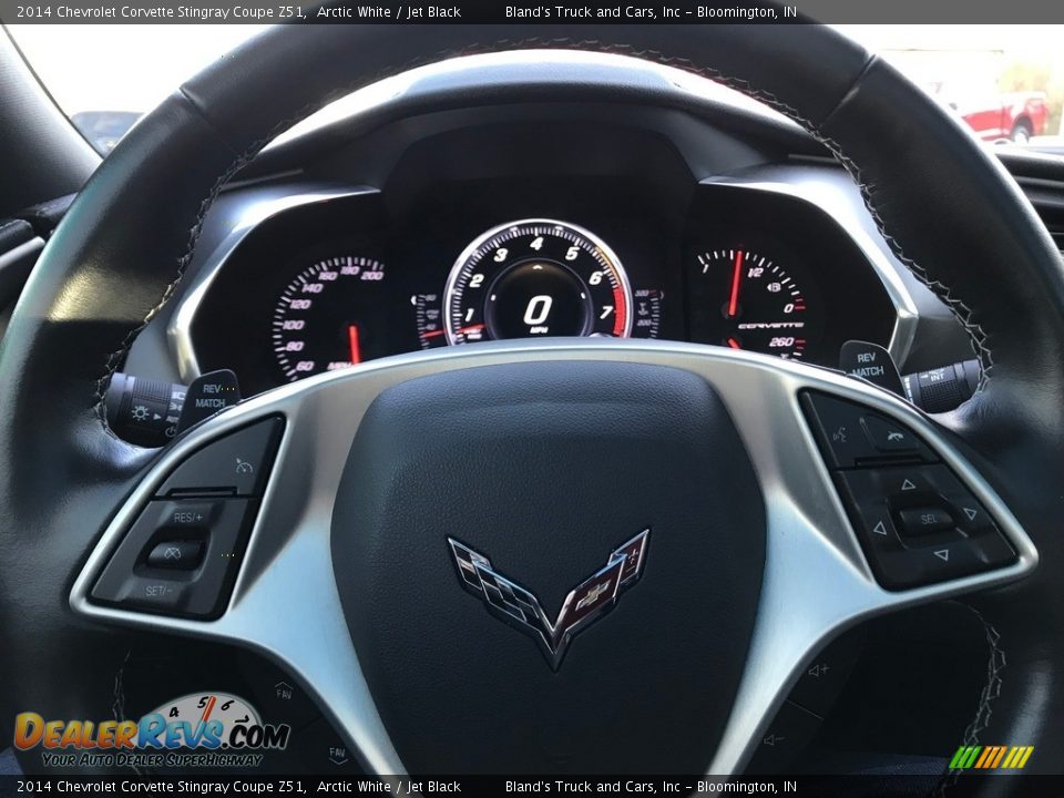 2014 Chevrolet Corvette Stingray Coupe Z51 Arctic White / Jet Black Photo #22
