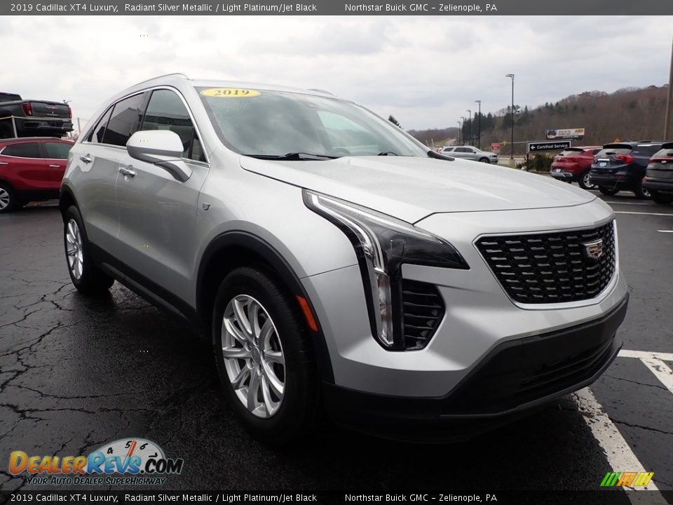 2019 Cadillac XT4 Luxury Radiant Silver Metallic / Light Platinum/Jet Black Photo #4