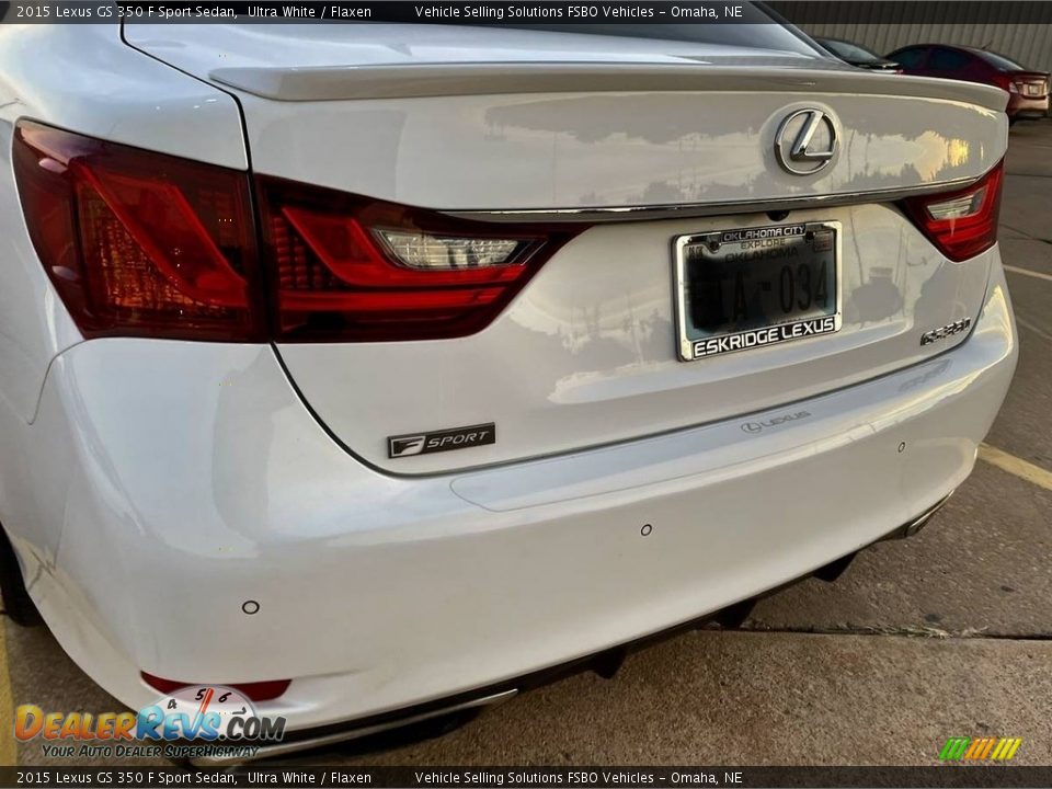 2015 Lexus GS 350 F Sport Sedan Ultra White / Flaxen Photo #14