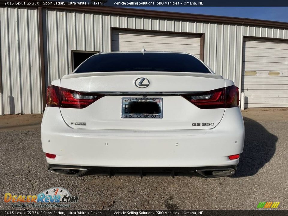 2015 Lexus GS 350 F Sport Sedan Ultra White / Flaxen Photo #15