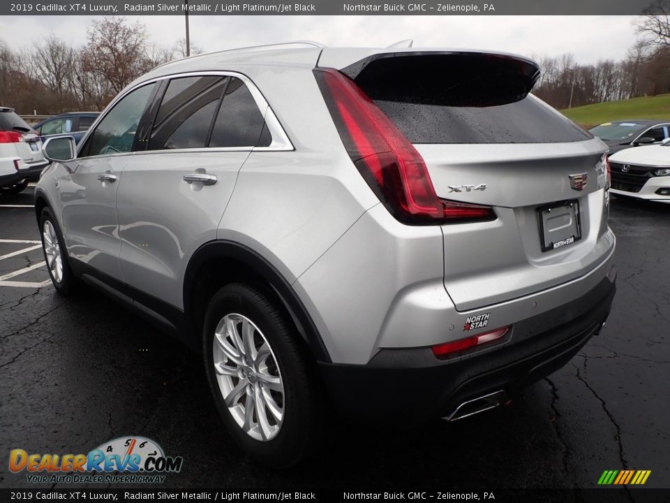 2019 Cadillac XT4 Luxury Radiant Silver Metallic / Light Platinum/Jet Black Photo #12