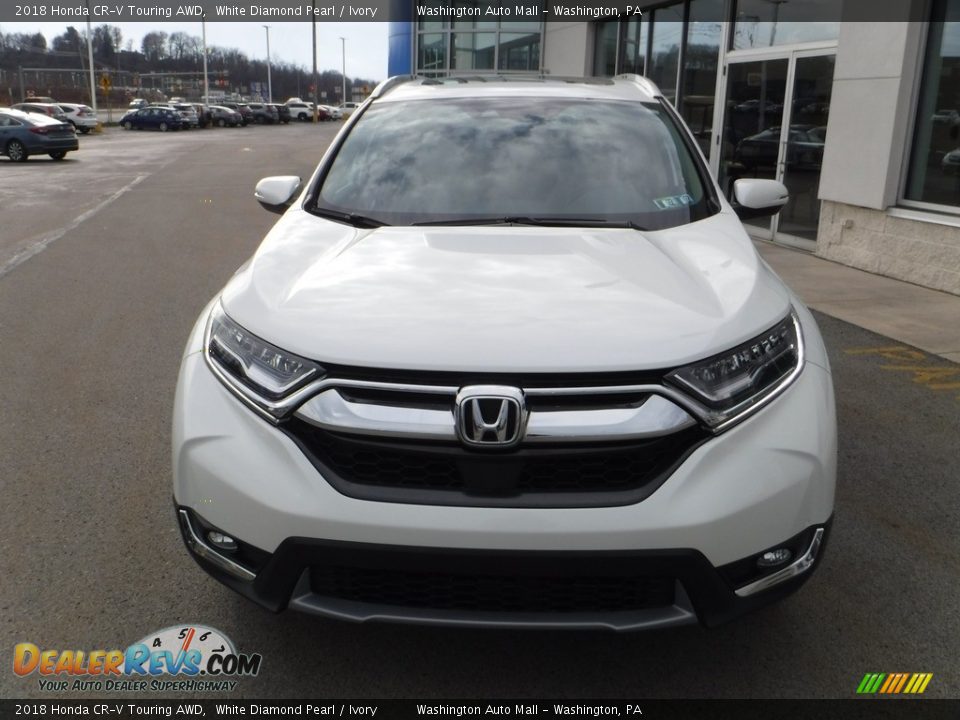 2018 Honda CR-V Touring AWD White Diamond Pearl / Ivory Photo #5