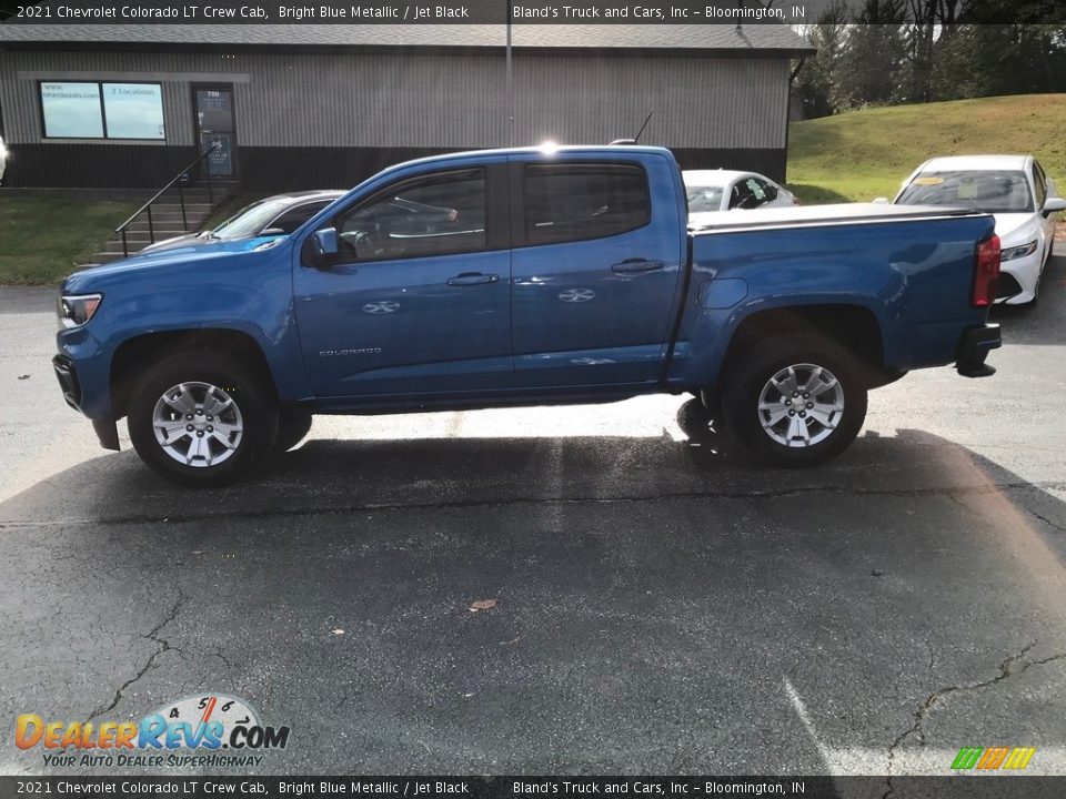 2021 Chevrolet Colorado LT Crew Cab Bright Blue Metallic / Jet Black Photo #1