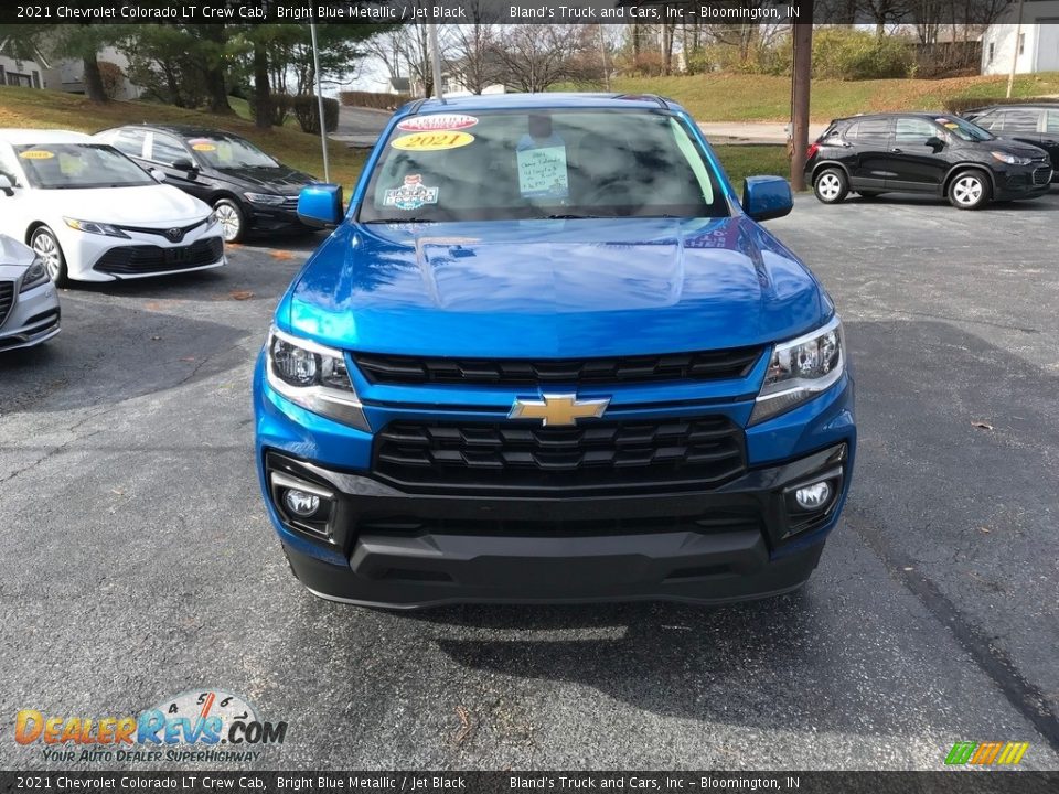 2021 Chevrolet Colorado LT Crew Cab Bright Blue Metallic / Jet Black Photo #2