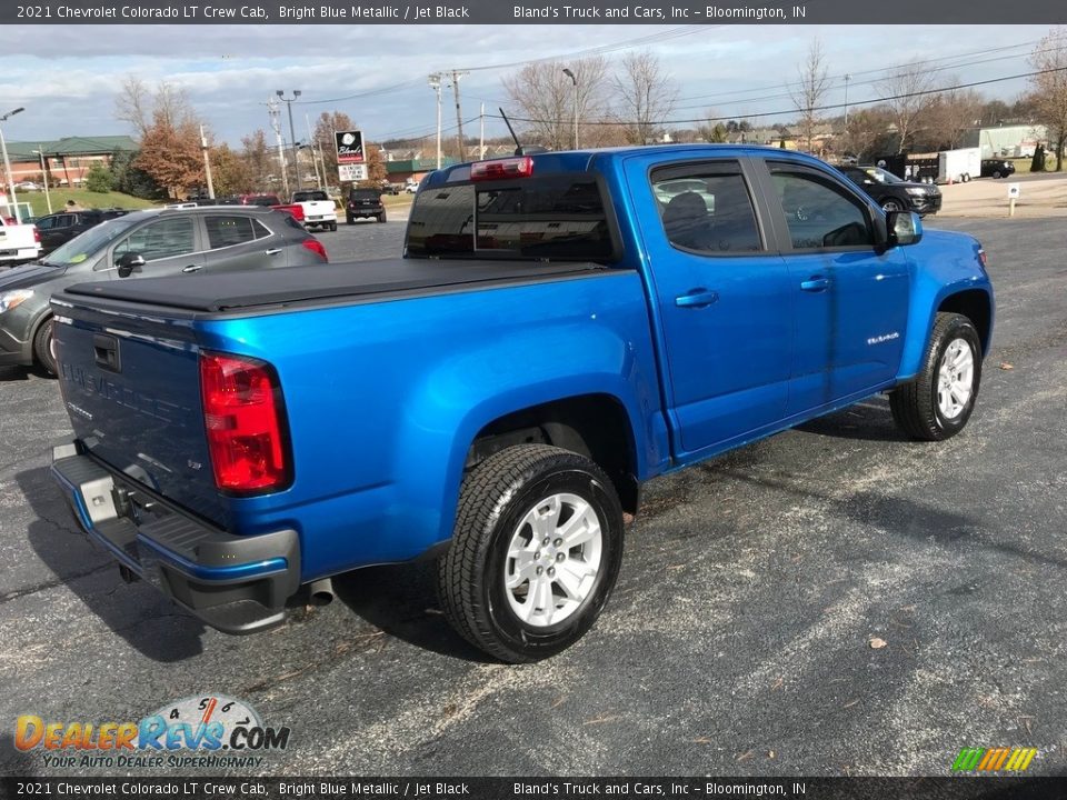 2021 Chevrolet Colorado LT Crew Cab Bright Blue Metallic / Jet Black Photo #5