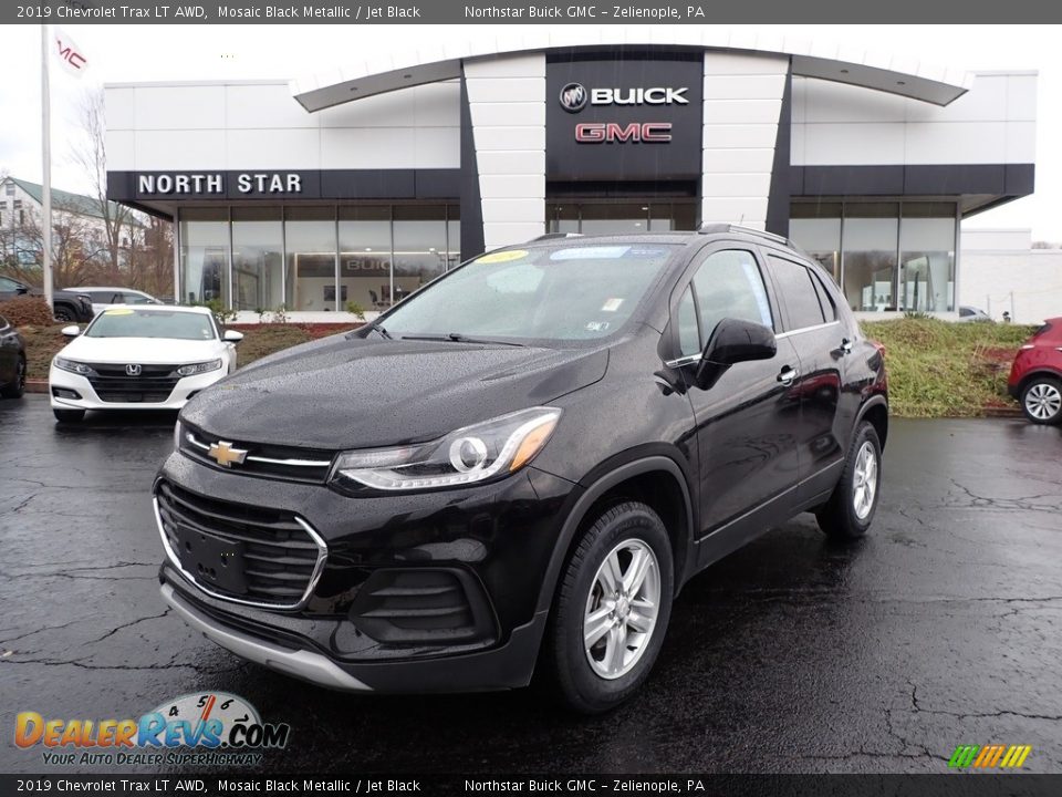 2019 Chevrolet Trax LT AWD Mosaic Black Metallic / Jet Black Photo #1