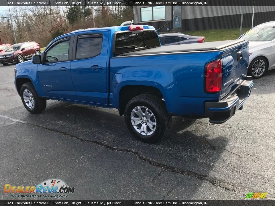 2021 Chevrolet Colorado LT Crew Cab Bright Blue Metallic / Jet Black Photo #11