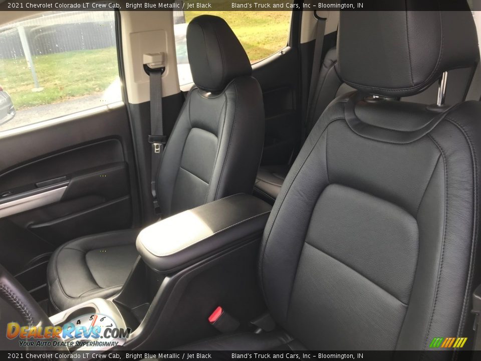2021 Chevrolet Colorado LT Crew Cab Bright Blue Metallic / Jet Black Photo #14