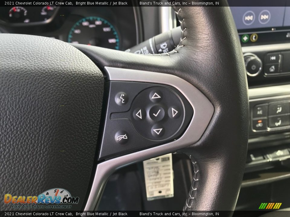 2021 Chevrolet Colorado LT Crew Cab Bright Blue Metallic / Jet Black Photo #18