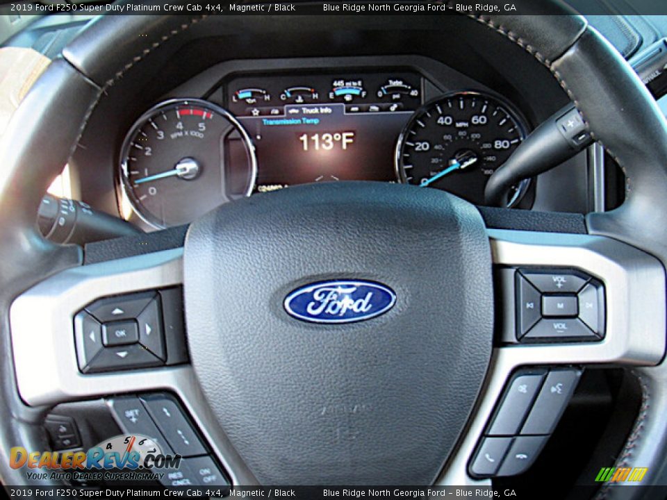 2019 Ford F250 Super Duty Platinum Crew Cab 4x4 Magnetic / Black Photo #22