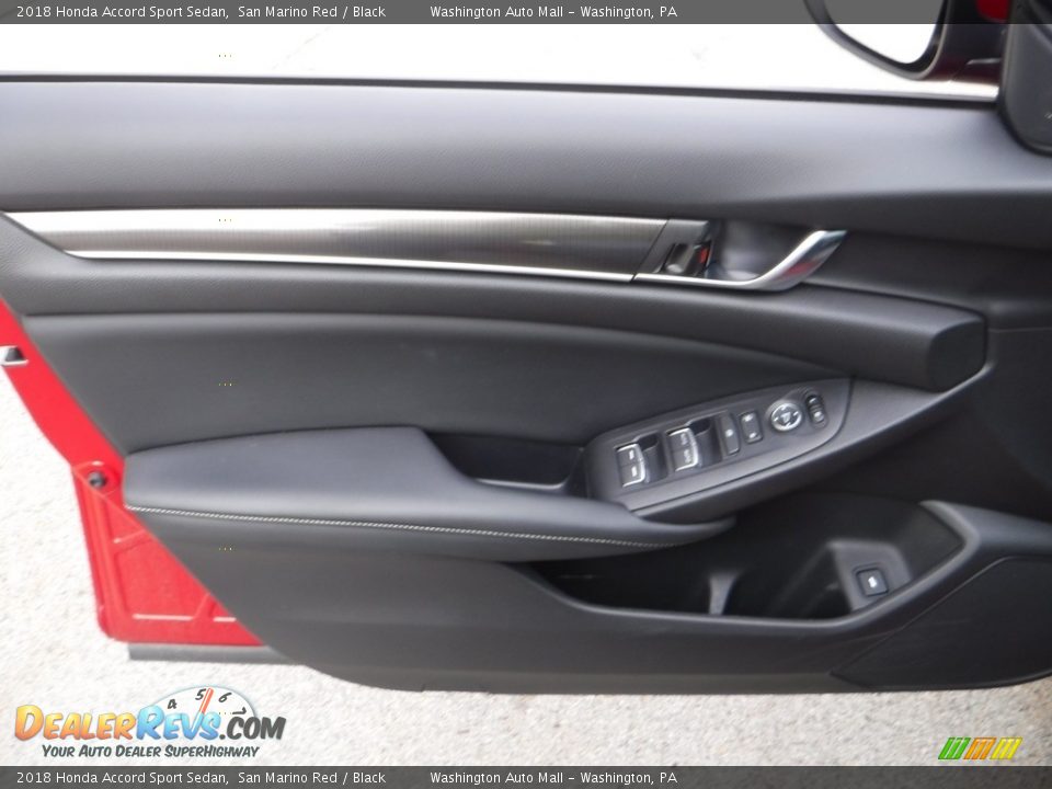 2018 Honda Accord Sport Sedan San Marino Red / Black Photo #12