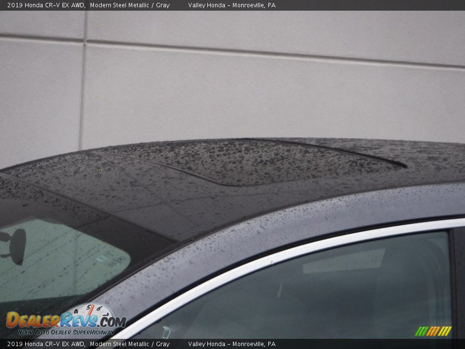 2019 Honda CR-V EX AWD Modern Steel Metallic / Gray Photo #3