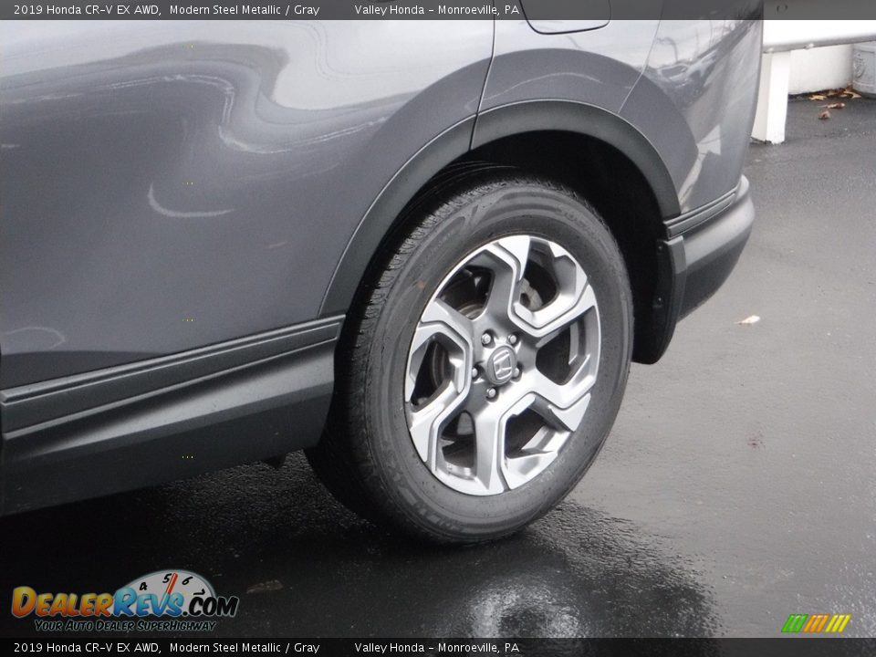 2019 Honda CR-V EX AWD Modern Steel Metallic / Gray Photo #4