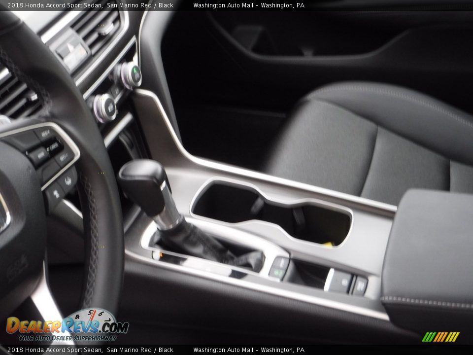 2018 Honda Accord Sport Sedan San Marino Red / Black Photo #16