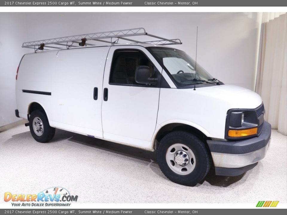 Summit White 2017 Chevrolet Express 2500 Cargo WT Photo #1