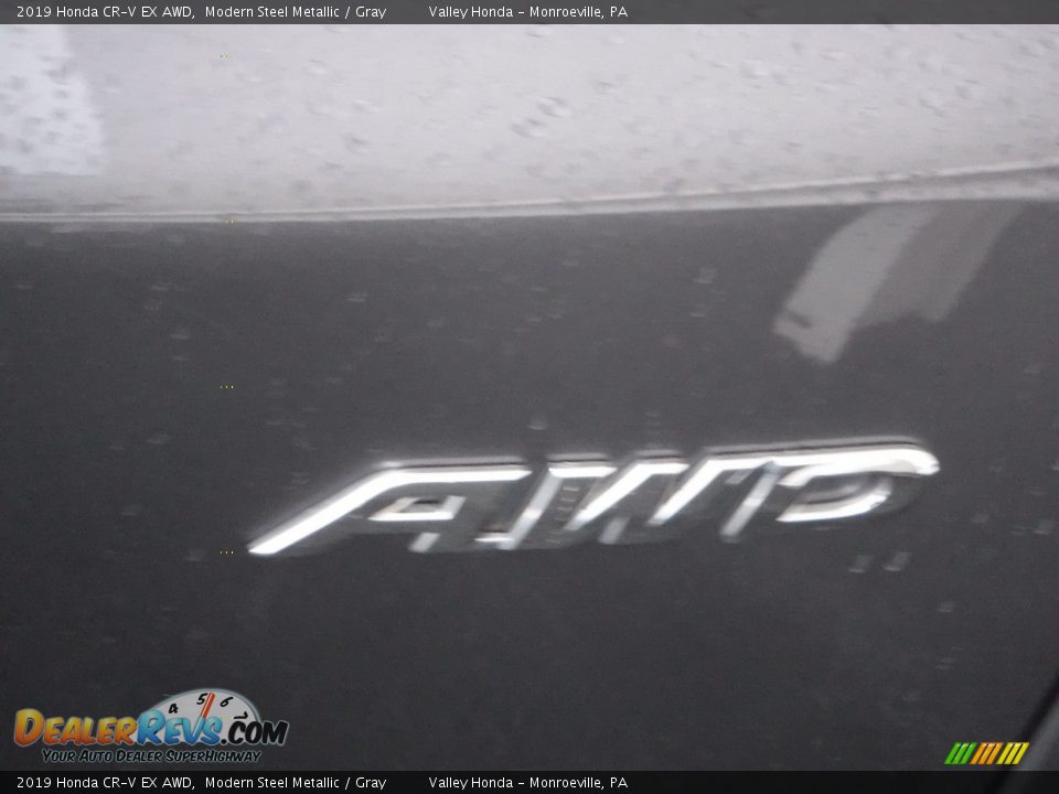 2019 Honda CR-V EX AWD Modern Steel Metallic / Gray Photo #8