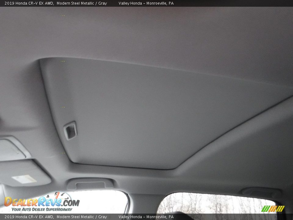 2019 Honda CR-V EX AWD Modern Steel Metallic / Gray Photo #10