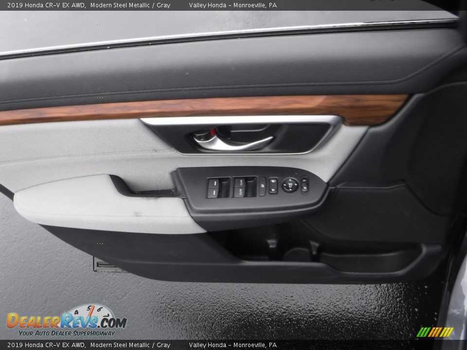 2019 Honda CR-V EX AWD Modern Steel Metallic / Gray Photo #12