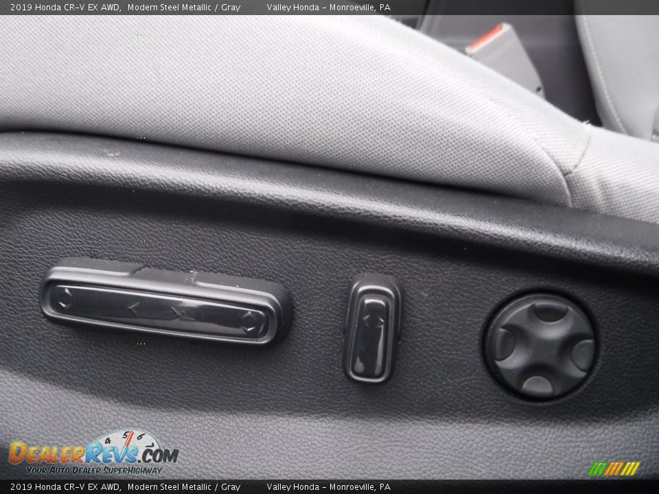 2019 Honda CR-V EX AWD Modern Steel Metallic / Gray Photo #14