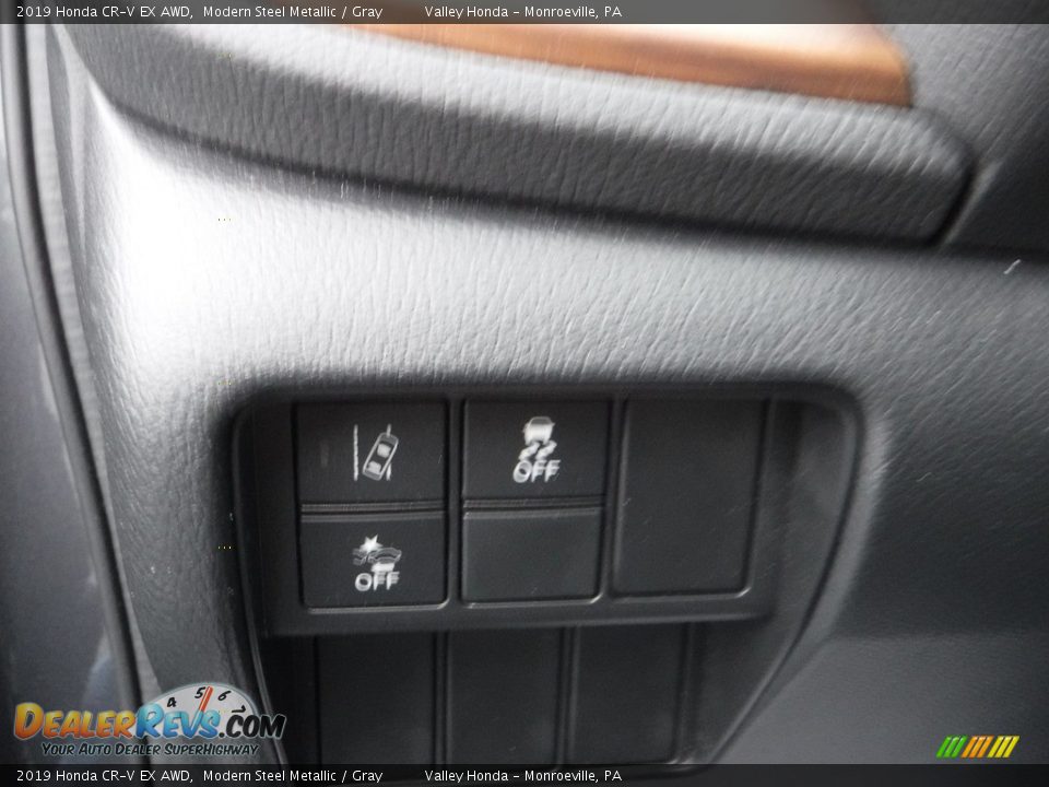 2019 Honda CR-V EX AWD Modern Steel Metallic / Gray Photo #15