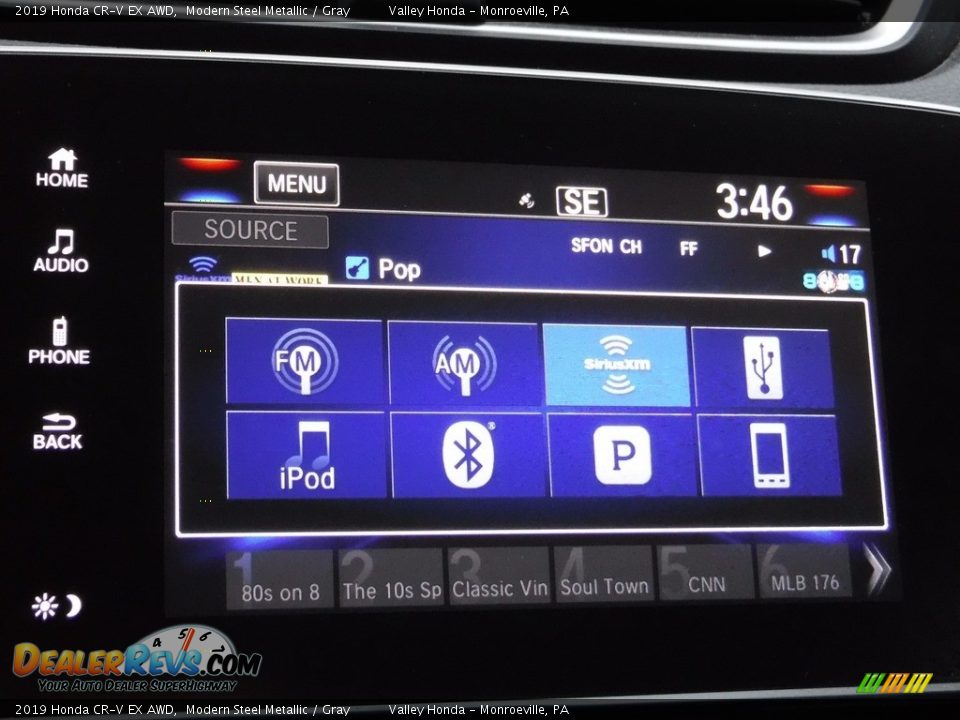 2019 Honda CR-V EX AWD Modern Steel Metallic / Gray Photo #17