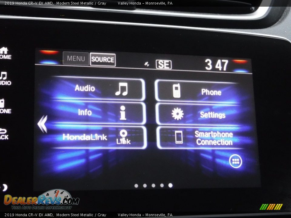 2019 Honda CR-V EX AWD Modern Steel Metallic / Gray Photo #18