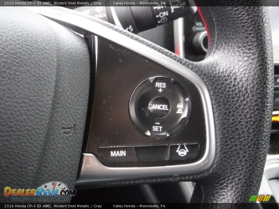 2019 Honda CR-V EX AWD Modern Steel Metallic / Gray Photo #22