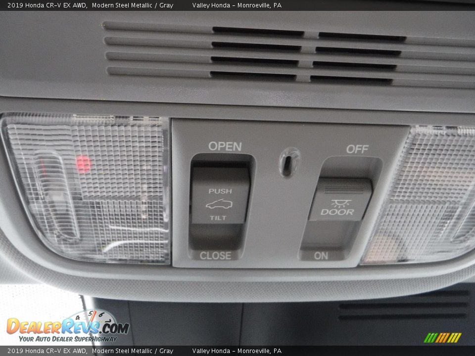 2019 Honda CR-V EX AWD Modern Steel Metallic / Gray Photo #23