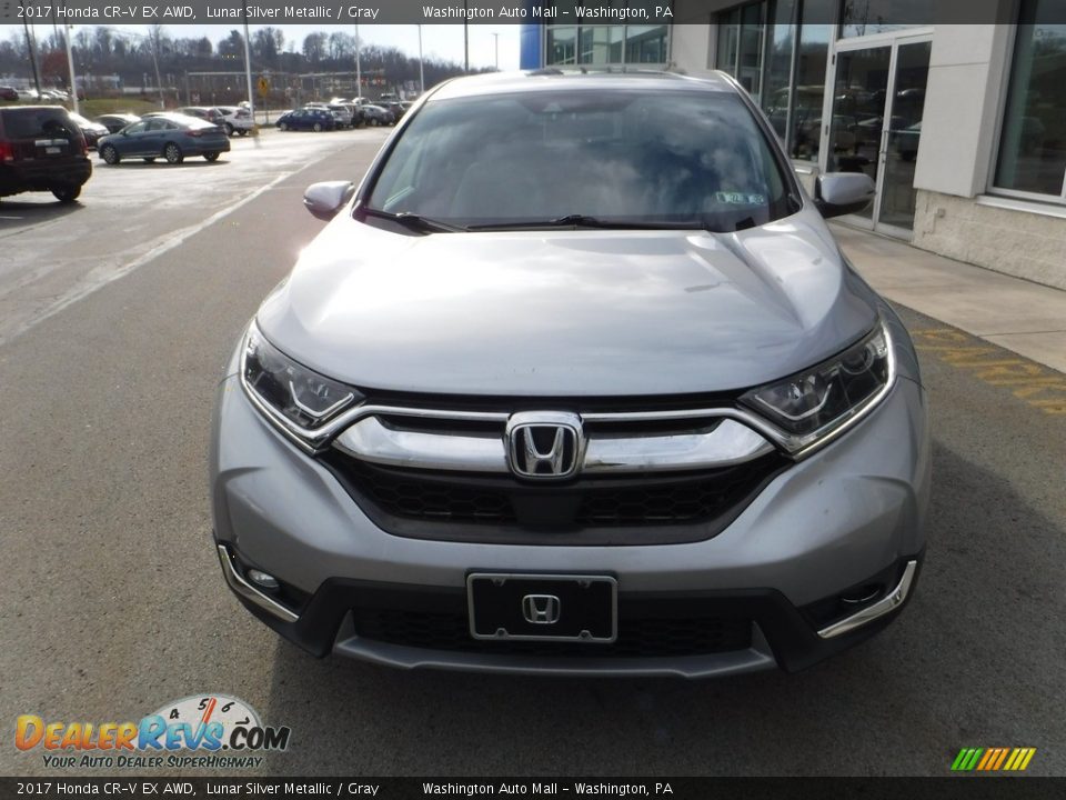 2017 Honda CR-V EX AWD Lunar Silver Metallic / Gray Photo #5
