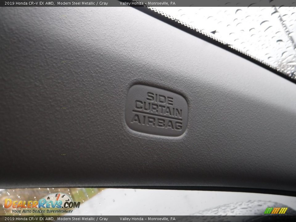 2019 Honda CR-V EX AWD Modern Steel Metallic / Gray Photo #24