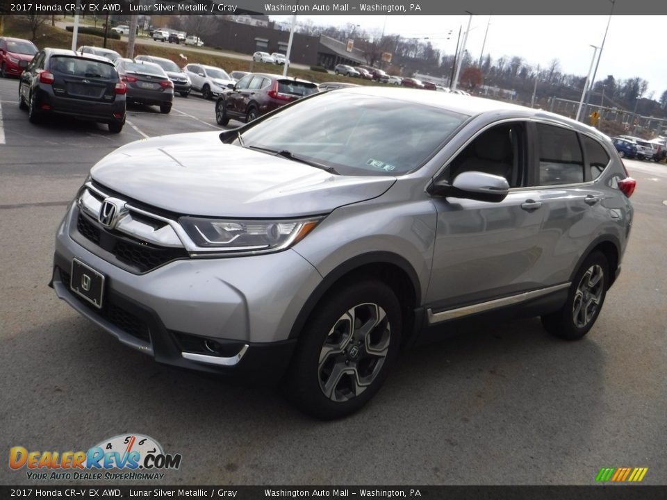 2017 Honda CR-V EX AWD Lunar Silver Metallic / Gray Photo #6
