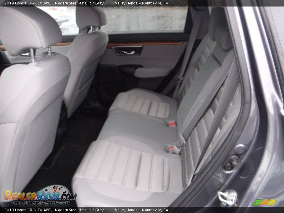 2019 Honda CR-V EX AWD Modern Steel Metallic / Gray Photo #25