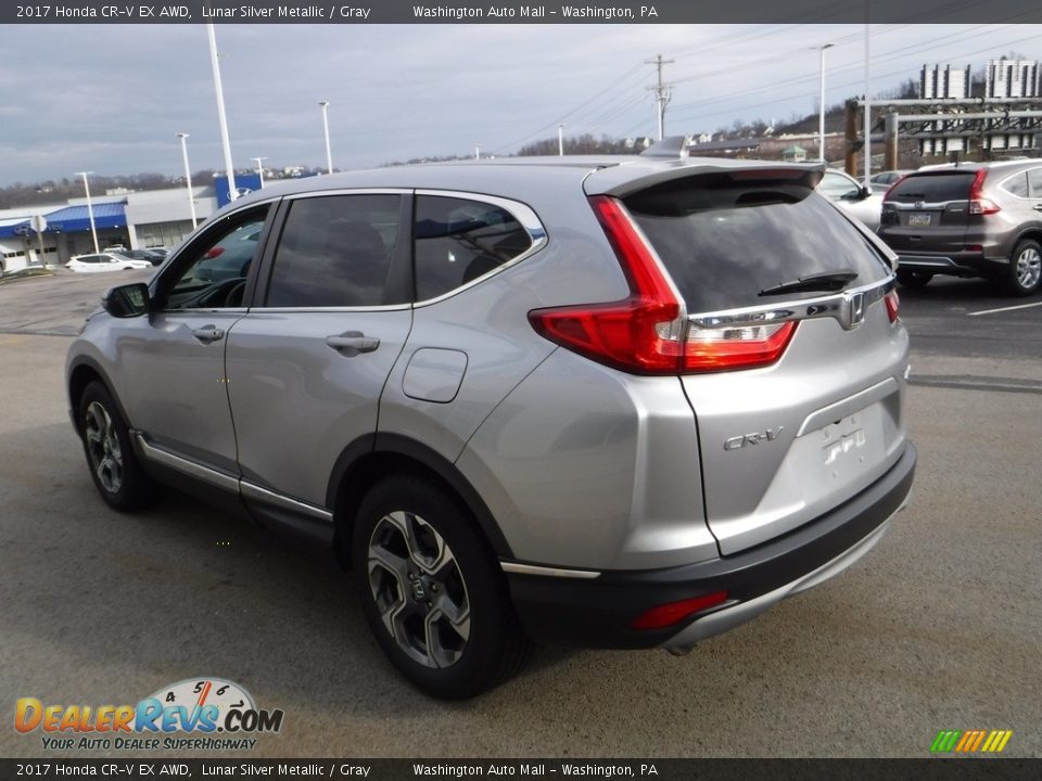 2017 Honda CR-V EX AWD Lunar Silver Metallic / Gray Photo #8