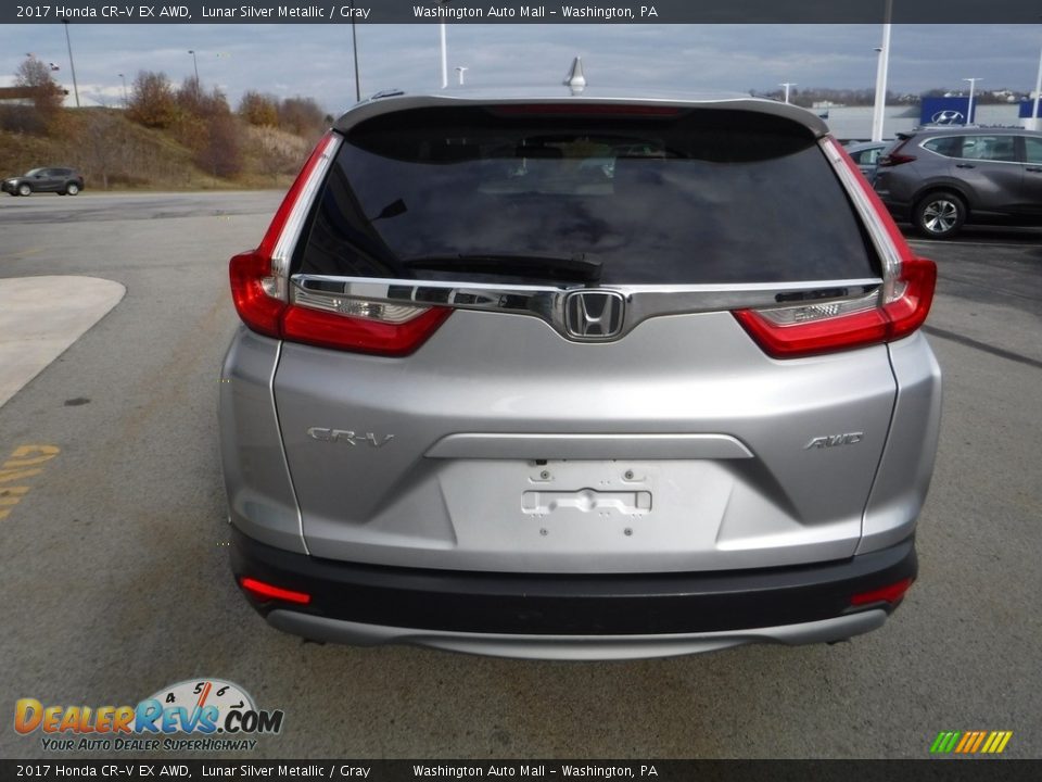 2017 Honda CR-V EX AWD Lunar Silver Metallic / Gray Photo #9
