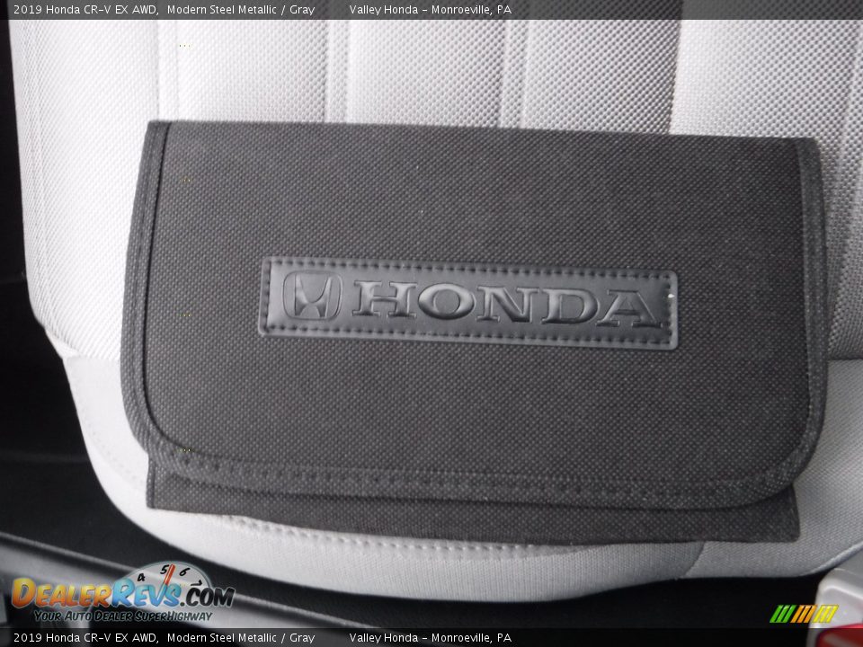 2019 Honda CR-V EX AWD Modern Steel Metallic / Gray Photo #27