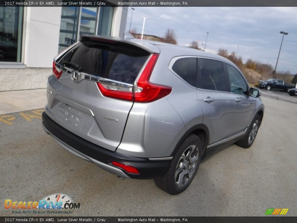 2017 Honda CR-V EX AWD Lunar Silver Metallic / Gray Photo #10