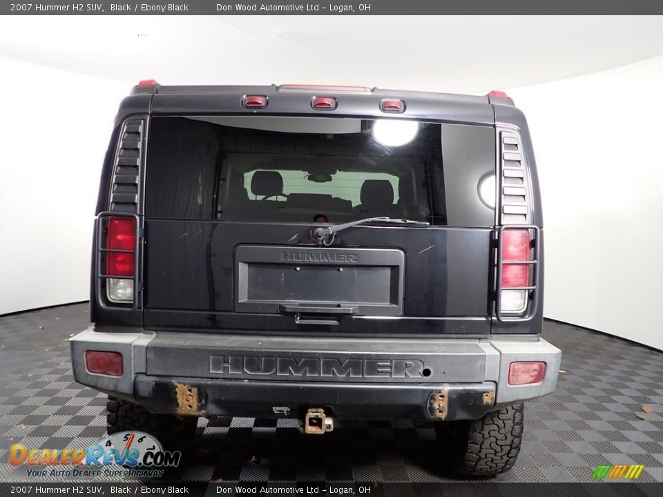 2007 Hummer H2 SUV Black / Ebony Black Photo #12