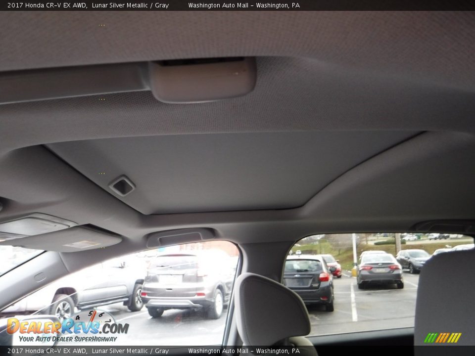 2017 Honda CR-V EX AWD Lunar Silver Metallic / Gray Photo #12
