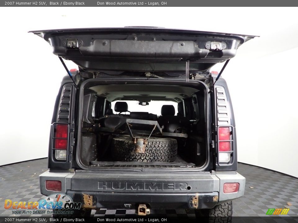 2007 Hummer H2 SUV Black / Ebony Black Photo #13