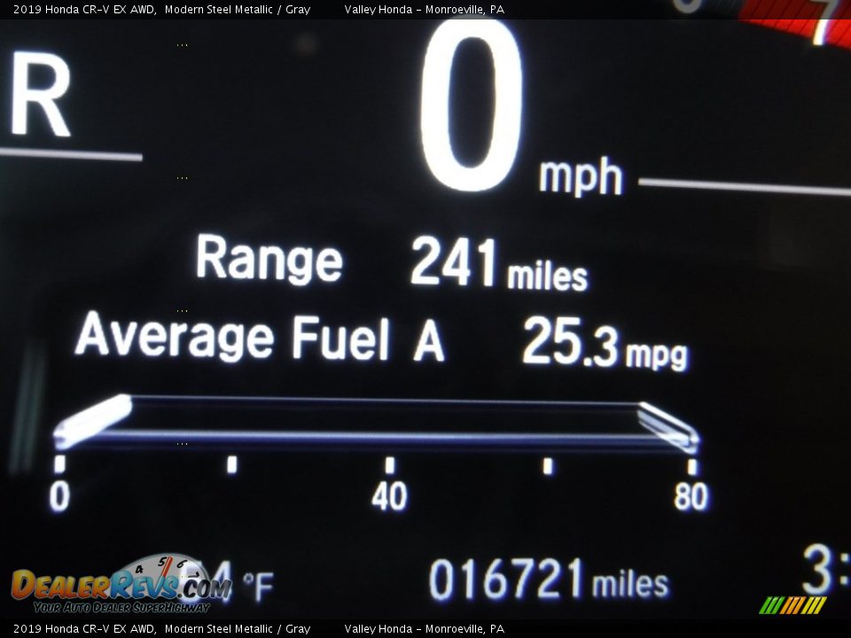 2019 Honda CR-V EX AWD Modern Steel Metallic / Gray Photo #30