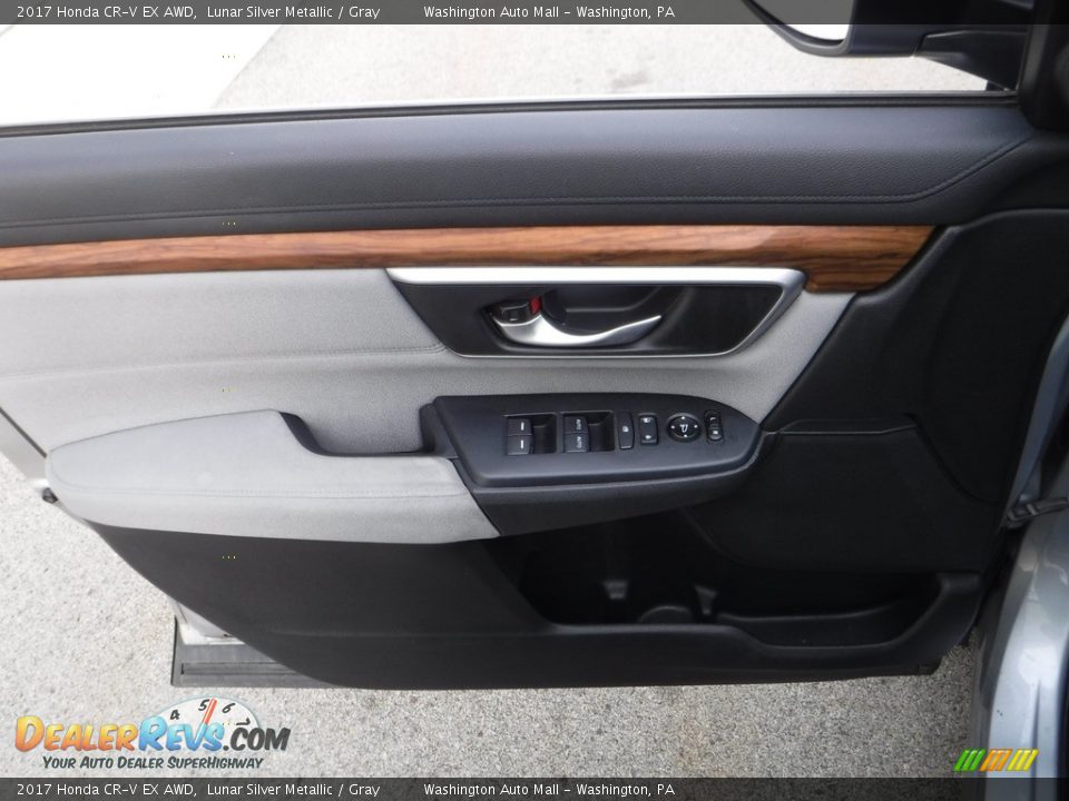 2017 Honda CR-V EX AWD Lunar Silver Metallic / Gray Photo #16