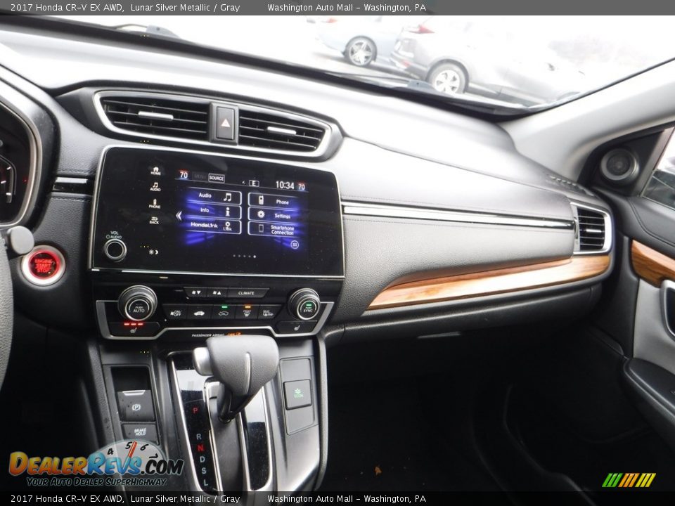 2017 Honda CR-V EX AWD Lunar Silver Metallic / Gray Photo #18