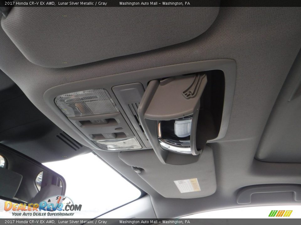 2017 Honda CR-V EX AWD Lunar Silver Metallic / Gray Photo #20
