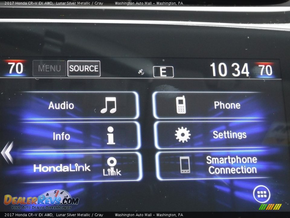 2017 Honda CR-V EX AWD Lunar Silver Metallic / Gray Photo #21