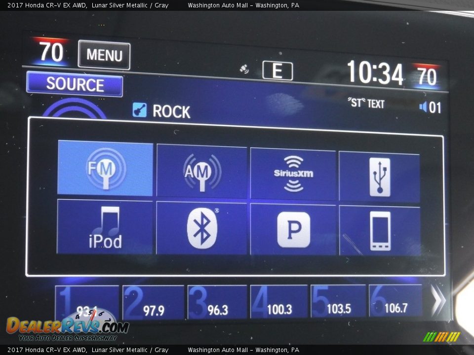 2017 Honda CR-V EX AWD Lunar Silver Metallic / Gray Photo #22