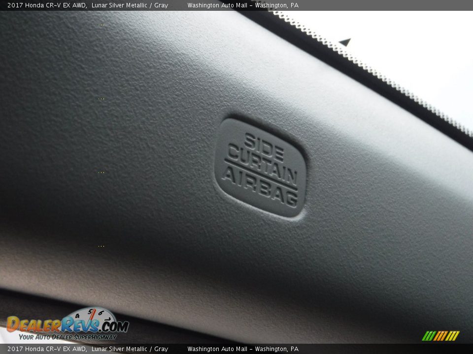 2017 Honda CR-V EX AWD Lunar Silver Metallic / Gray Photo #24