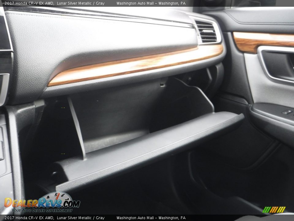 2017 Honda CR-V EX AWD Lunar Silver Metallic / Gray Photo #27