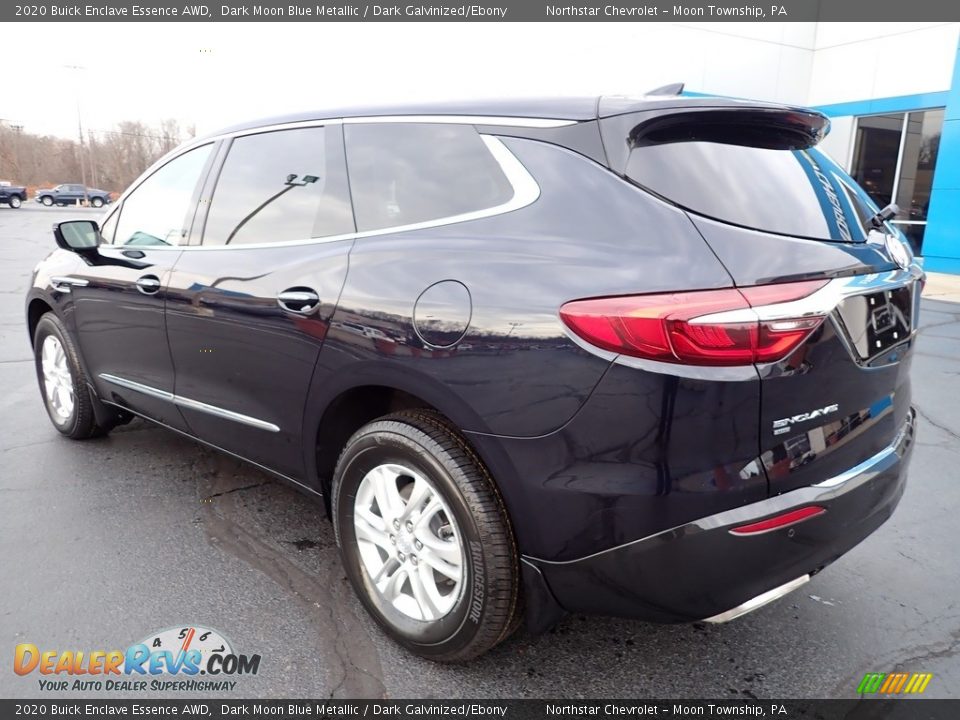 2020 Buick Enclave Essence AWD Dark Moon Blue Metallic / Dark Galvinized/Ebony Photo #4